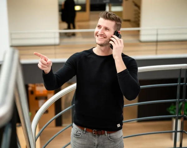 SEO-specialist Niels Dirkse, eerder tijdens een SEO-training