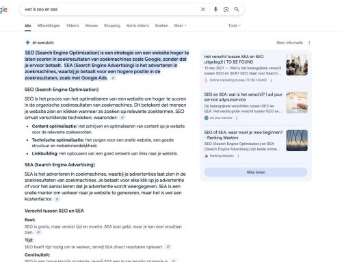 AI-overviews van Google: moet je je zorgen maken over SEO?